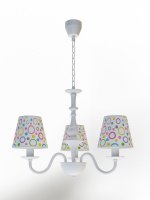 Люстра "Тилда" 3хЕ14х40Вт белый, кольца 273-1011-13