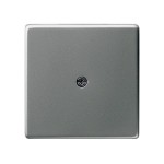 Gira E22 Сталь Накладка ввода кабеля для средств связи (G27420)