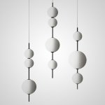 Подвесной Светильник White Beads Pendant D50 By Imperiumloft