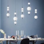 Подвесной Светильник White Beads Pendant D50 By Imperiumloft