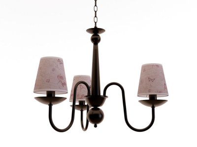 Люстра "Эльза" 3хЕ14х40Вт черный, Париж 276-46-13