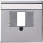 276203 Gira - Вставка розетки с крышкой, с защитой от детей и полем для надписи