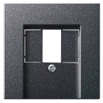 Gira S-55 Антрацит Накладка розетки TAE для подкл. средств связи с полем для надписи (G27628)