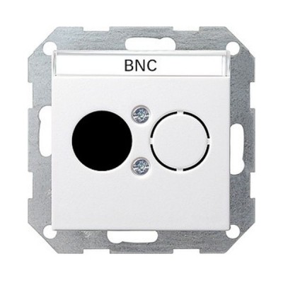 Gira S-55 Бел Накладка с опорной пластиной и переходн. для вычисл. техники и средств связи (G27727)