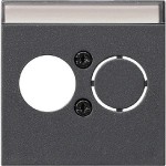 Gira S-55 Антрацит Накладка с опорной пластиной и переходн. для вычисл. техники и средств связи (G27728)