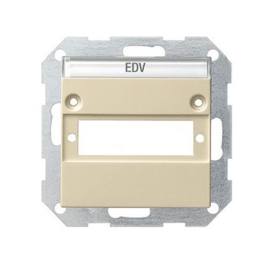 Gira S-55 Крем глянц Накладка для штепсельных разъемов D-subminiature (G27801)