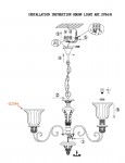 Люстра подвесная Odeon light 2784/6 RIDERA