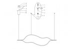 Подвесной Светодиодный Светильник Tape Light L120 By Imperiumloft