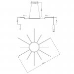 Подвесной Свеильник Wireflow Led Black Suspension Lam 13 By Imperiumloft