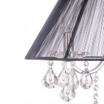 Потолочный абажур Экономсвет 2802/3CR WT BK