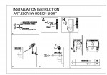 Светильник настенный бра Odeon light 2807/1W SIBELA