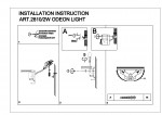 Светильник настенный бра Odeon light 2810/2W FIORA