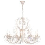 Люстра классическая с хрусталем Экономсвет 2817/8WG+WT
