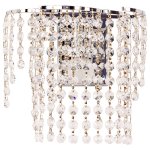 Светильник бра с хрусталем 2819/1wCR+WT Экономсвет