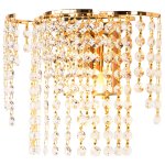 Светильник бра с хрусталем 2819/1wFGD+WT Экономсвет