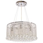 Люстра с хрусталем Экономсвет 2823/4CR+WT