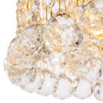 Люстра с хрусталем Экономсвет 2823/4FGD+WT