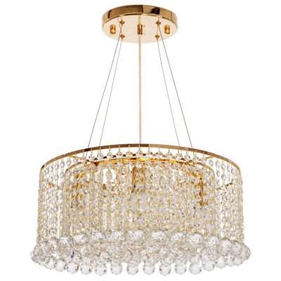 Люстра с хрусталем Экономсвет 2823/4FGD+WT