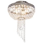 Люстра с хрусталем Экономсвет 2824/4CR+WT