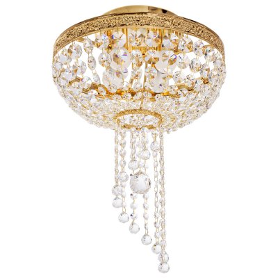 Люстра с хрусталем Экономсвет 2824/4FGD+WT