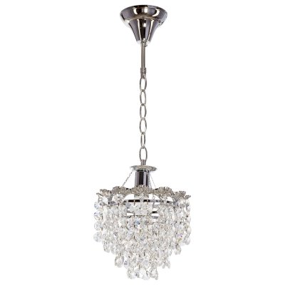 Люстра с хрусталем 2825/1CR+WT Экономсвет