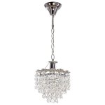 Люстра с хрусталем 2825/1CR+WT Экономсвет