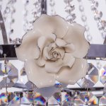 Люстра с хрусталем Экономсвет 2827/12CR+WT+SM