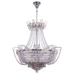 Люстра с хрусталем Экономсвет 2827/12CR+WT+SM