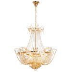 Люстра с хрусталем Экономсвет 2827/16FGD+WT