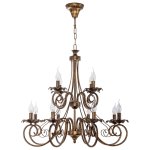 Люстра классическая Экономсвет 2828/12BG