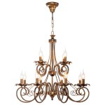 Люстра классическая Экономсвет 2828/12BG