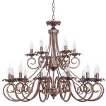 Люстра классическая Экономсвет 2828/18BG