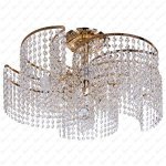 Люстра с хрусталем Экономсвет 2829/5FG+WT