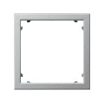 Gira S-55 Алюминий Промежуточная рамка для приборов с накладкой 45*45 мм (G28326)