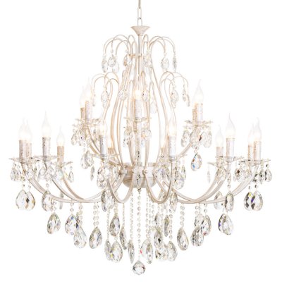 Люстра классическая с хрусталем Экономсвет 2833/18WG WT Люстра классическая с хрусталем Экономсвет 2833/18WG WT