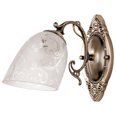 Светильник бра классическое Экономсвет 28406/1wAB WT Светильник бра классическое Экономсвет 28406/1wAB WT