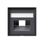 Gira S-55 Антрацит Накладка розетки UAE для подкл. средств связи с полем для надписи (G28428)