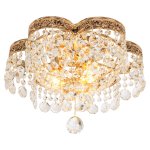 Люстра с хрусталем Экономсвет 2851/3GDBK WT