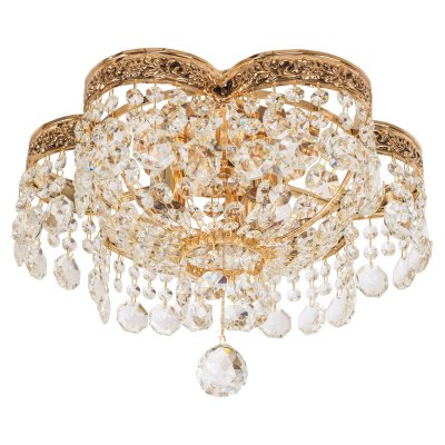 Люстра с хрусталем Экономсвет 2851/3GDBK WT