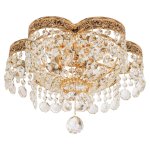 Люстра с хрусталем Экономсвет 2851/3GDBK WT