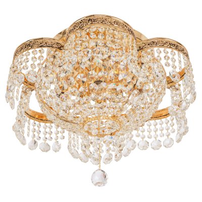 Люстра с хрусталем Экономсвет 2851/9GDBK WT