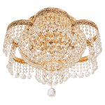 Люстра с хрусталем Экономсвет 2851/9GDBK WT