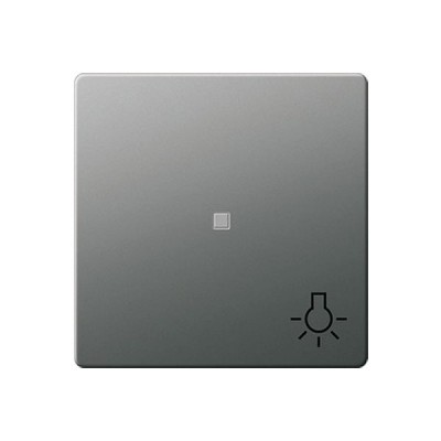 Gira E22 Сталь Клавиша 1-ая с символом "свет" (G28520)