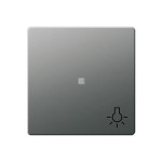 Gira E22 Сталь Клавиша 1-ая с символом "свет" (G28520)