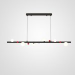 Реечный, Рядный Светильник Reik Long Black By Imperiumloft