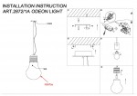Светильник подвесной Odeon light 2872/1A BULB