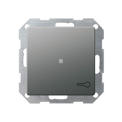 Gira E22 Сталь Клавиша 1-ая с символом "дверь" (G28720)