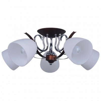

Потолочный светильник Escada 288/5PL E27*60W Chrome/Brown, 288/5PL