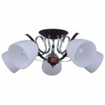 Потолочный светильник Escada 288/5PL E27*60W Chrome/Brown