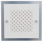 Светильник малый "Ампер" 2хE27х60Вт серый, сетка 288-91-22-1H